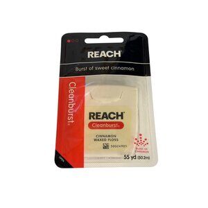 Reach Waxed Dental Floss – Effective Plaque Removal, Extra Wide Cleaning Surface